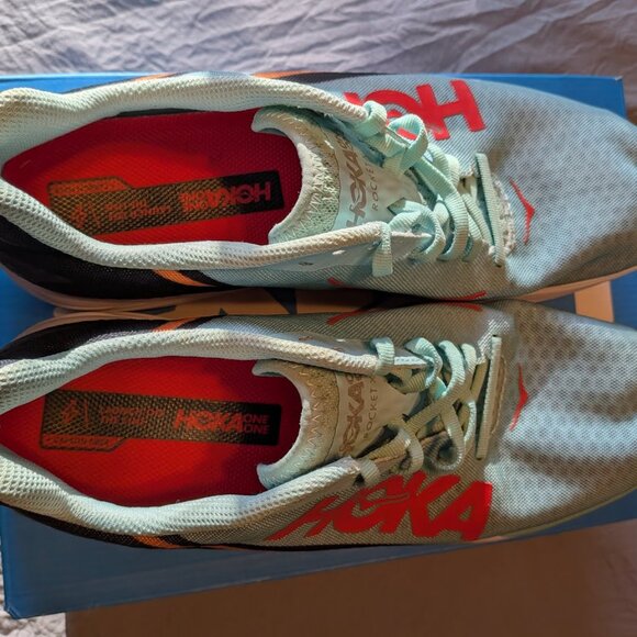 Hoka One Unisex Rocket X Running Carbon Sz Mens 12 / Womens 13 main image 5